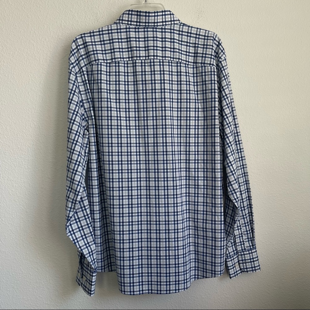 Untuckit Stretch Checkered Button Down Long Sleev… - image 5